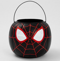 Spider-Man Pumpkin Bucket | Custom Halloween Candy Pail | Superhero Trick or Treat Basket Decor