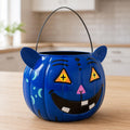 Derpy Cat Halloween Candy Bucket, Trick-or-Treat Pail, Kids Costume Accessory