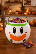 Bowser Junior Costume Halloween Candy Bucket, Bowser Junior Costume Bib,  Kids Mario Costume Accessory, Trick or Treat Basket