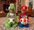 Super Mario Toad and Yoshi Candy Bucket – Trick or Treat Basket, Halloween Bucket for Kids