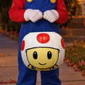 Super Mario Toad and Yoshi Candy Bucket – Trick or Treat Basket, Halloween Bucket for Kids